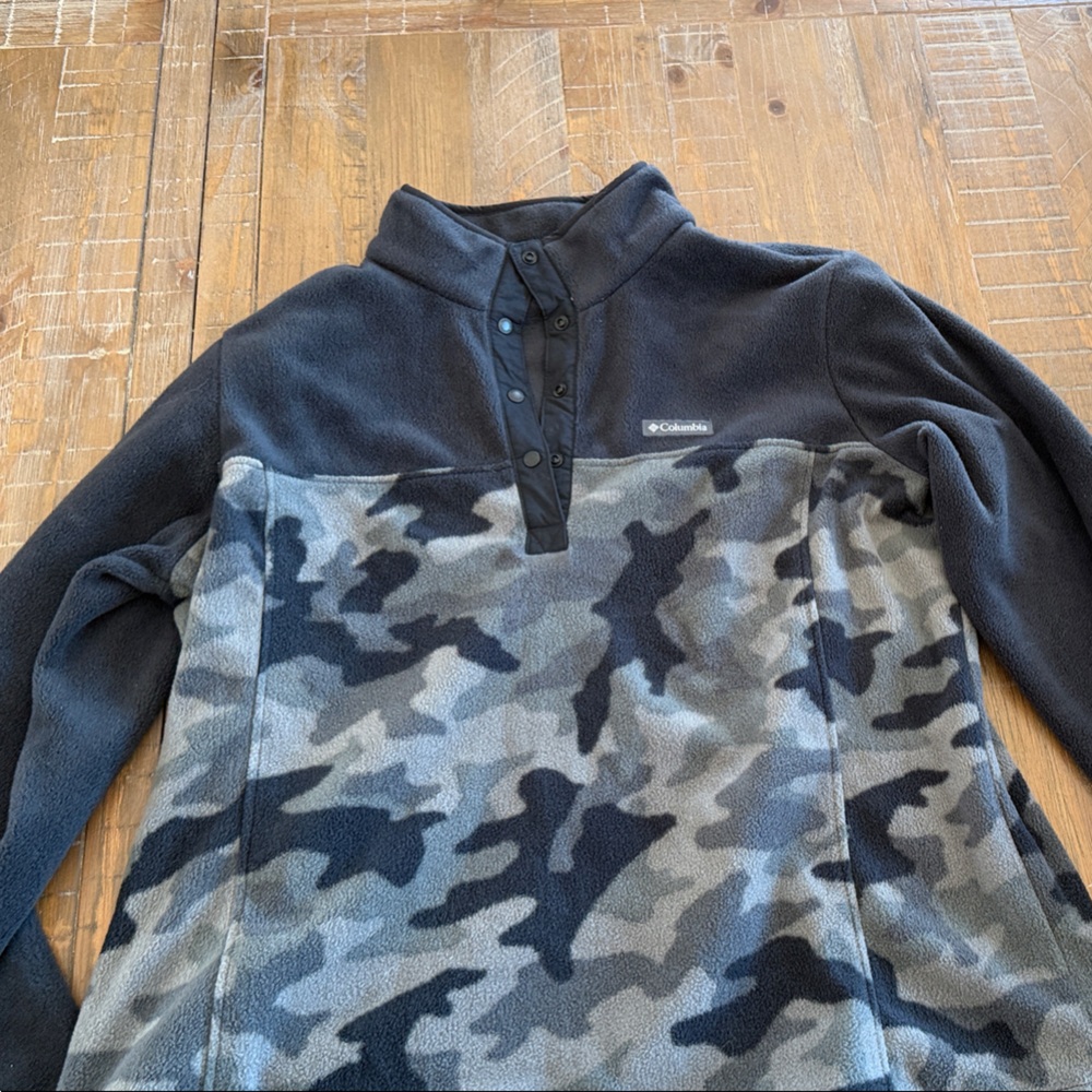 Columbia Charcoal Fleece Pullover